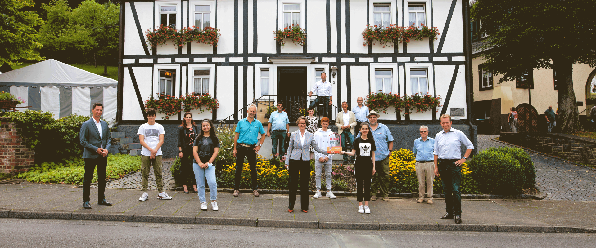 Preisverleihung des Landes-Heimat-Preis in Achenbach