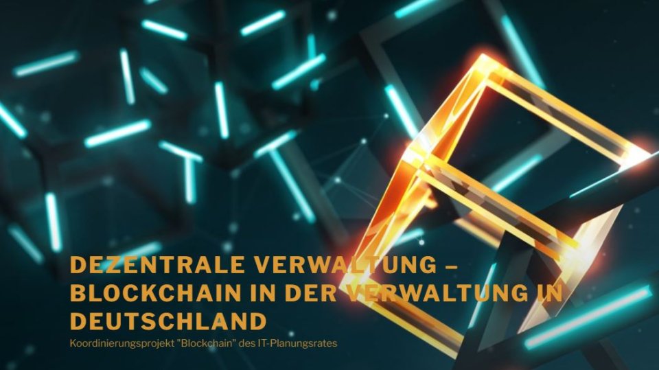 Koordinierungsprojekt "Blockchain in der Verwaltung" des IT-Planungsrat