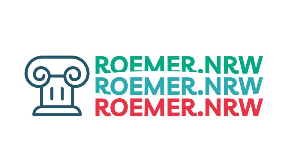 Das Logo der Website roemer.nrw