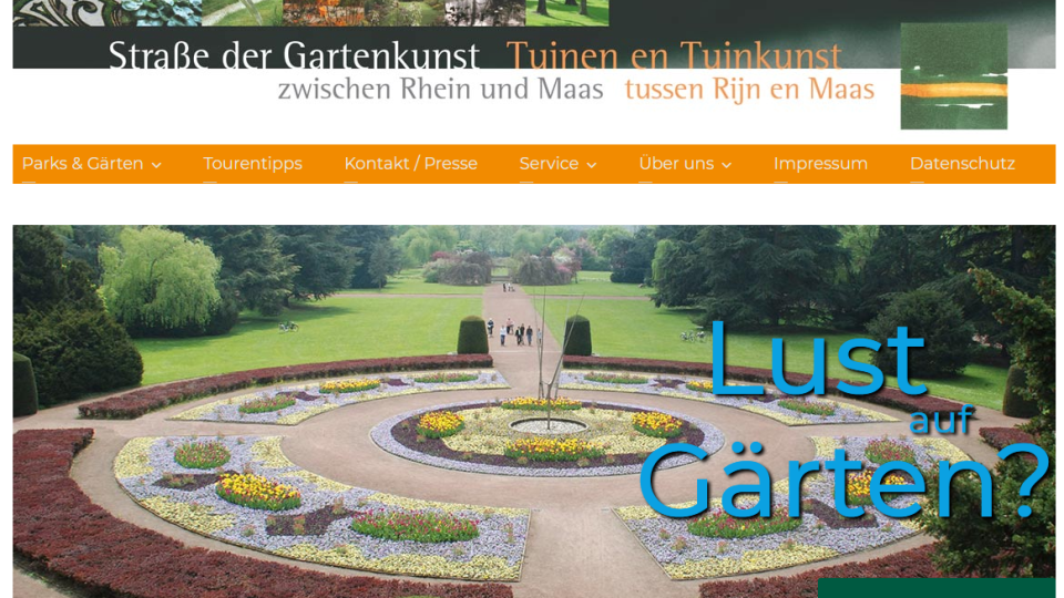 Straße der Gartenkunst zwischen Rhein und Maas