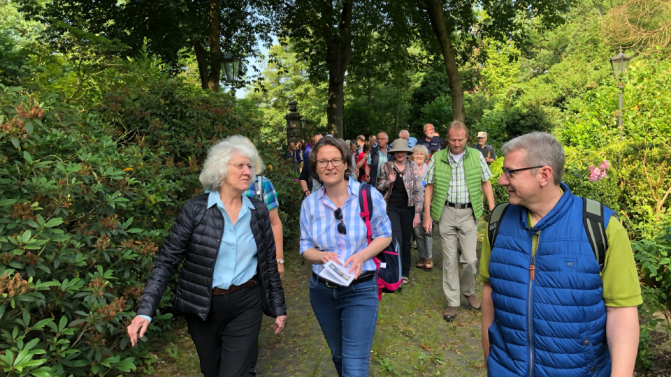 1. Etappe am 27. Juni 2018: Westfälischer-Friede-Weg X 1648 von Lengerich über Ladbergen nach Warendorf 